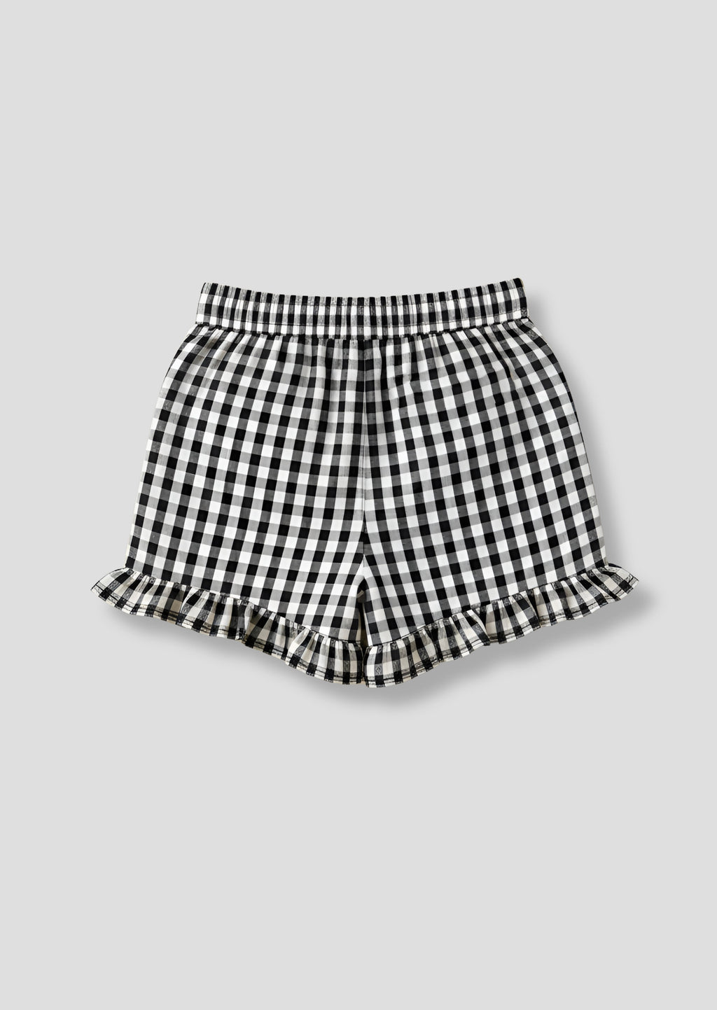 Megan Gingham Frill Short