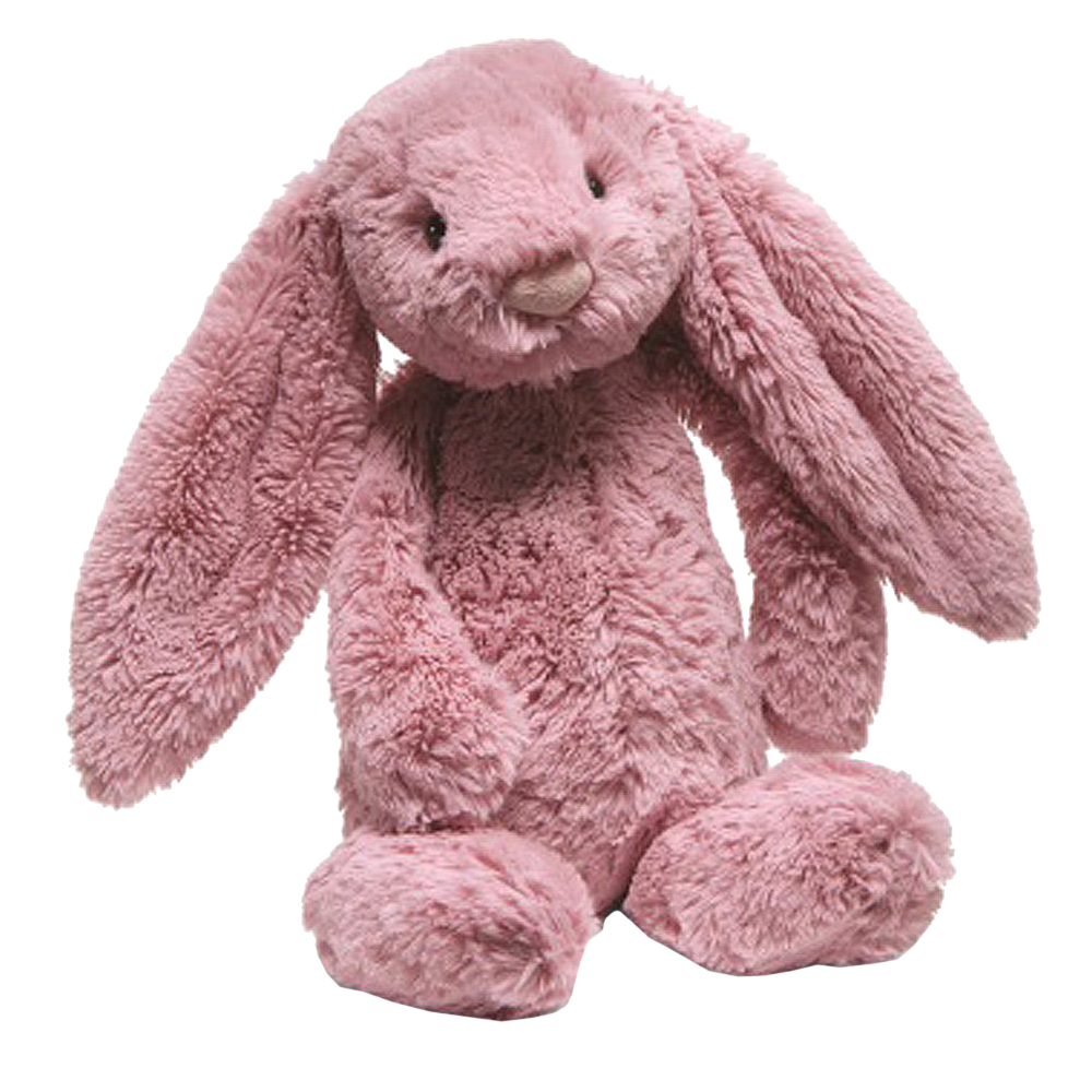 Jellycat Bashful Grey Bunny, Medium